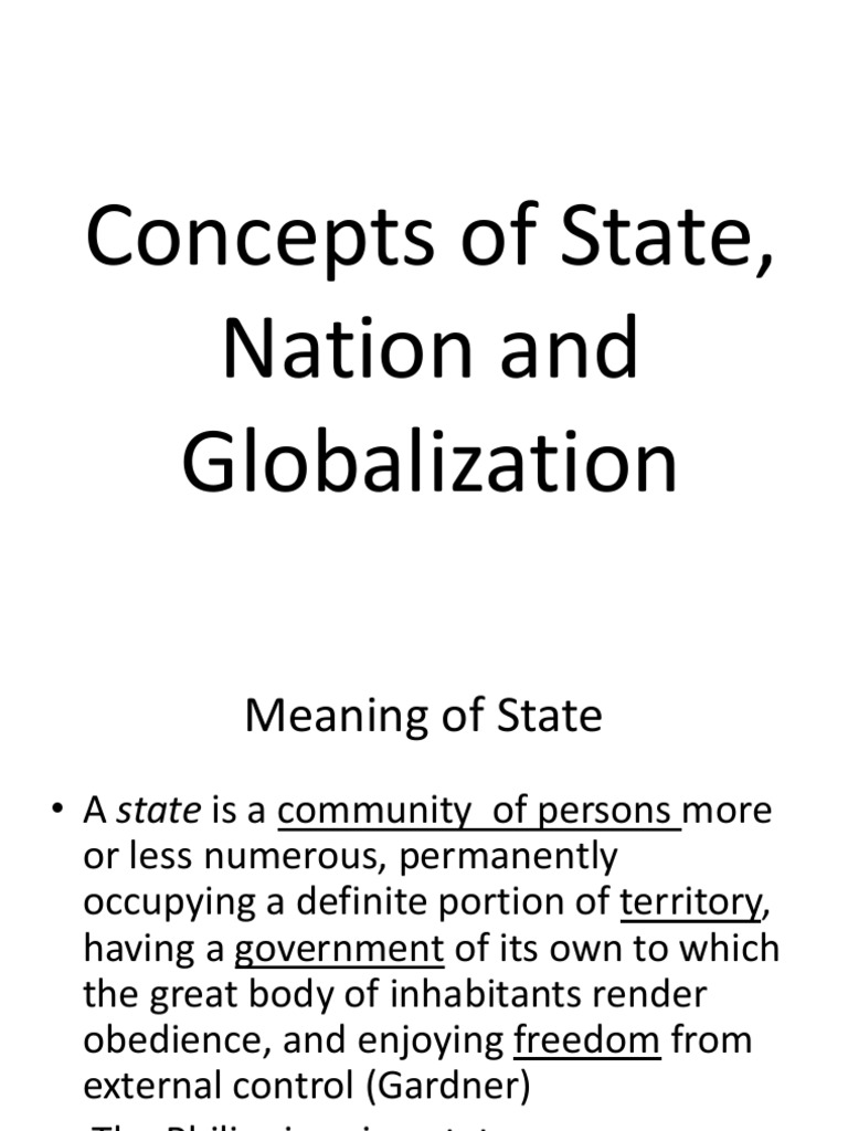 Concepts of State and Government | PDF | Territorial Waters | Forms Of ...