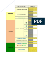 Columna Estratigrafica Llanos Orientales