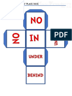 The Prepositions of Place Dice