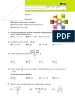 Exercicios de Mat 6º Ano