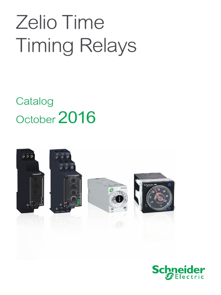 Zelio Time - Timing Relays | PDF | Relay | Switch