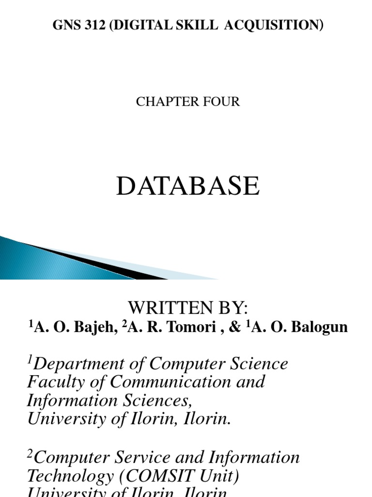Database Design with Microsoft Access | PDF | Relational Database ...