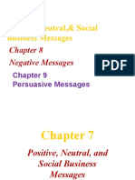 Chapter 7 Positive, Neutral, and Social Business Messages
