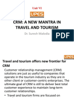CRM: A New Mantra in Travel and Tourism: Dr. Suresh Malodia