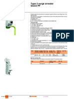 Type 2 Surge Arrester Quick PF: Functions and Technical Data