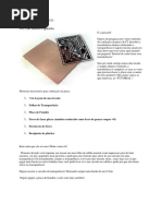 Confecção de Placa de CI