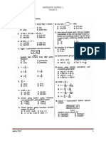 Matematik Kertas 1 Tahun 5