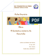 Ficha Literária FEIURINHA