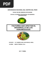 Ensayo de Agronegocio