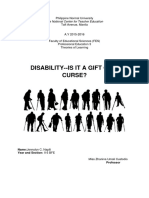 Disability Gift or Curse Philippine Normal University