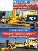 Karma Metal Santiye Malzeme Yuk Tasima Aparati Kancali Forklift Catali Bicagi Ayagi Cesitleri