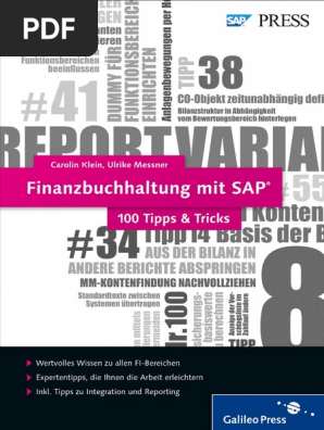 Ebook Finanzbuchhaltung 100 Tips Und Tricks Sap
