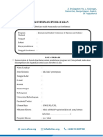 Payment Confirmation ISCBC Thailand 2018