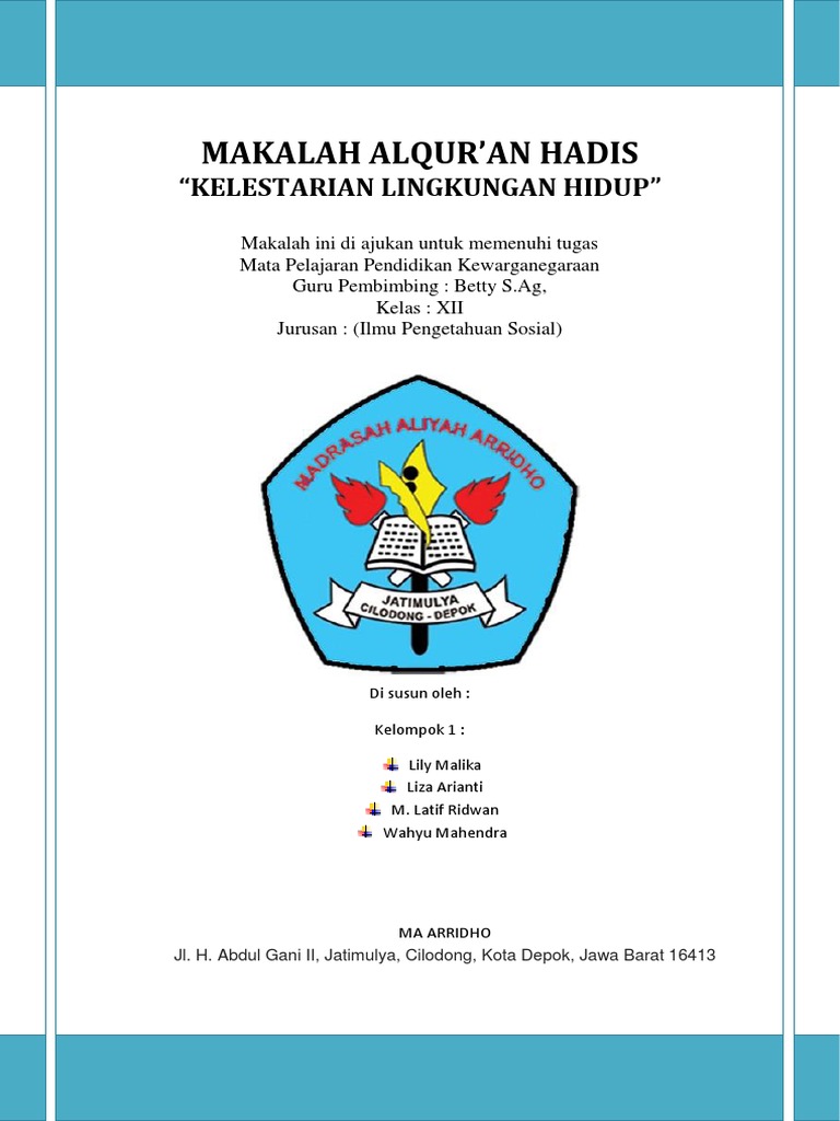 Makalah Kelestarian Lingkungan Hidup