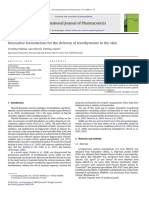 Innovative Formulations For The Delivery of Levothyroxine To The Skin PDF