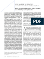 American Academy of Pediatrics: Disorders, Fourth Edition Criteria 3) The Assessment of