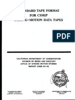 Standard Tape Format for CSIMP