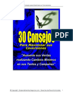 30 Consejos Maximizar Converiones PDF