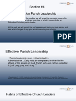 Orthodox Leadership Training: 1.4 Effective Parish Leadership