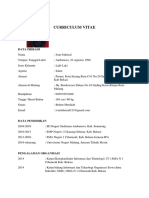 Contoh Curriculum Vitae 