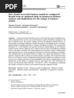 How Should Successful Business Models Be Configured
