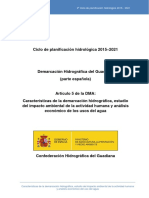 Art5 Directiva 60 - 2000 - CE (Directiva Marco Sobre Política de Aguas) - DHGuadiana
