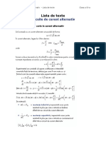 Circuite de Curent Alternativ - Lista de Texte PDF