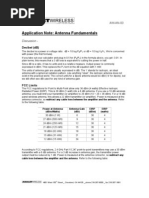 Application Note: Antenna Fundamentals: Discussion