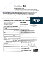 Council Tax Direct Debit Form