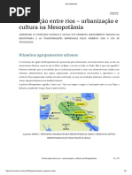 Civilização Entre Rios – Urbanização e Cultura Na Mesopotâmia