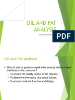 Oil and Fat Analysis