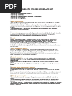 4 AVALIAÇÃO CARDIORESPIRATÓRIA