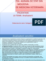 WWW - Power-Point - Ro - 7717 - Analizatorii Senzitivi