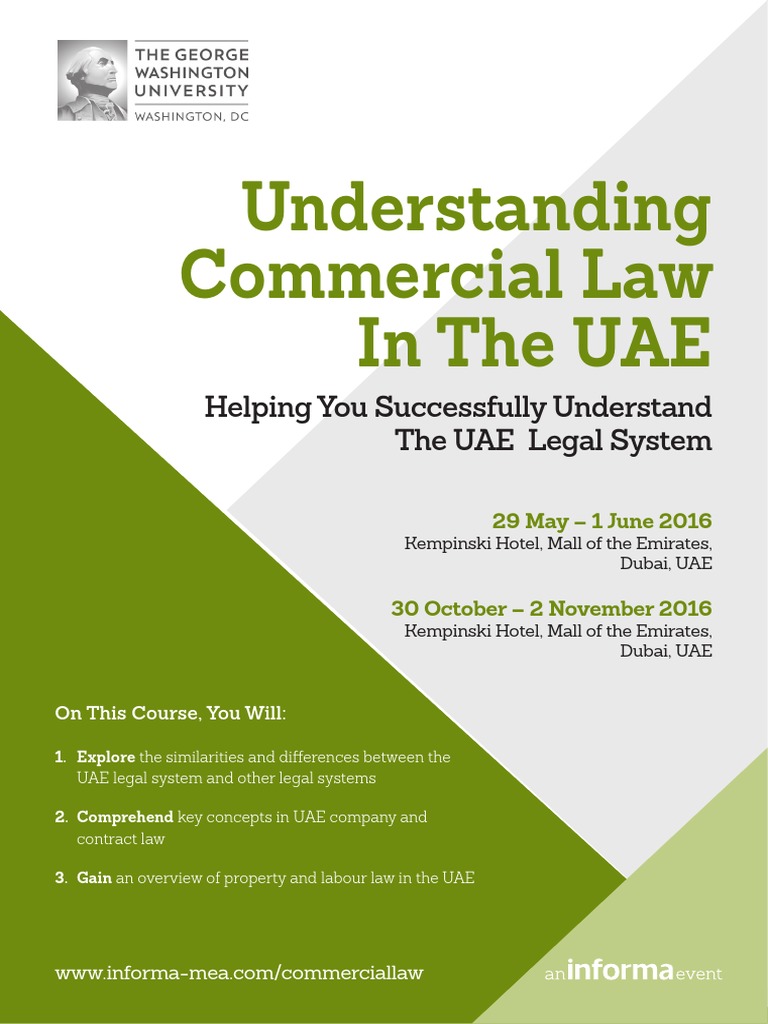 Understanding Commercial Law in the UAE United Arab Emirates