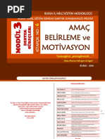 Amaç Beli̇rleme Ve Moti̇vasyon