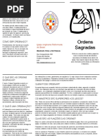 Ordens Sagradas Folheto