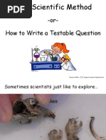 How To Write A Testable Question