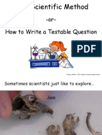 How To Write A Testable Question