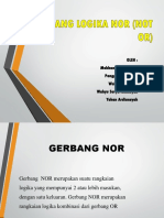 Gerbang Logika Nor (Not Or) Kelompok 6