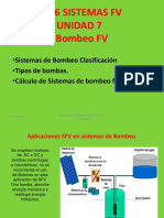 2016 FV UNIDAD 7 Aplicaciones  de Bombeo FV.ppt