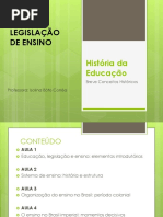 Legislação de Ensino - Aula 1 Até 5