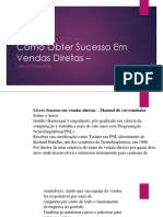 Como Obter Sucesso em Vendas Diretas