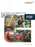 Base Fluids and Additives For Fire Resistand Hydraulic Fluids