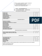 Resultado de Evaluacion Diagnostica