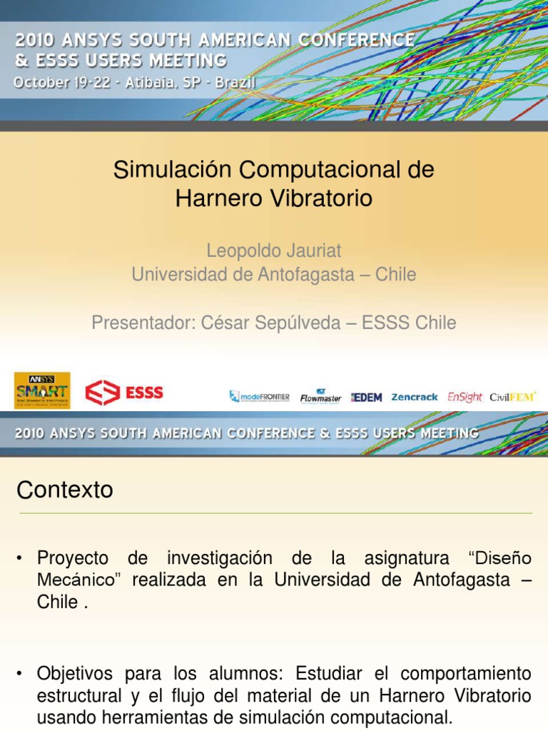 Simulacion Computacional de Harnero Vibratorio PDF | PDF | Simulación ...