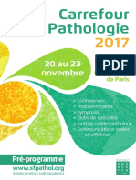 Carrefour Pathologie: 2017