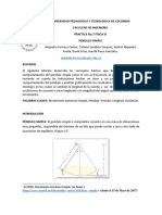 Informe Pendulo Simple