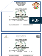 Diplomas preprimaria Guatemala