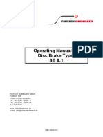 Operating Manual for Disc Brake Type: SB 8.1