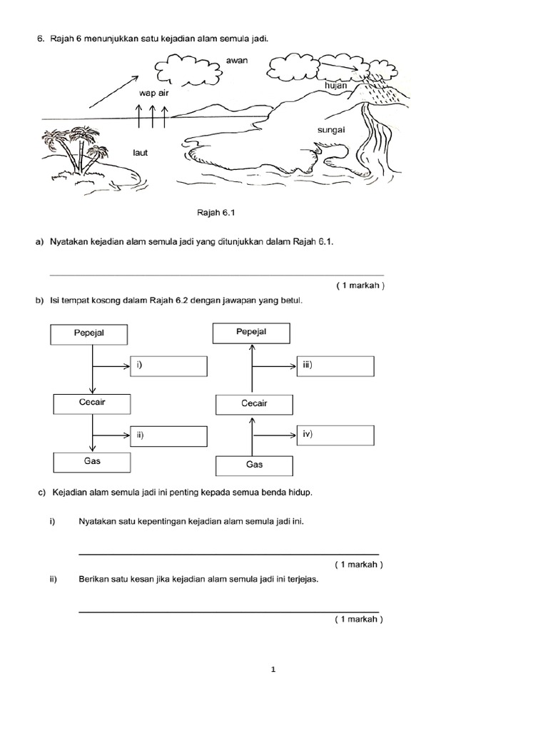 Haba Asid Alkali Jirim Kertas 2 2 Tahun 5 Pdf